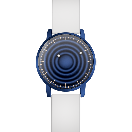 Magneto-Watch-Wave-Blue-Silikon-Weiss-Front