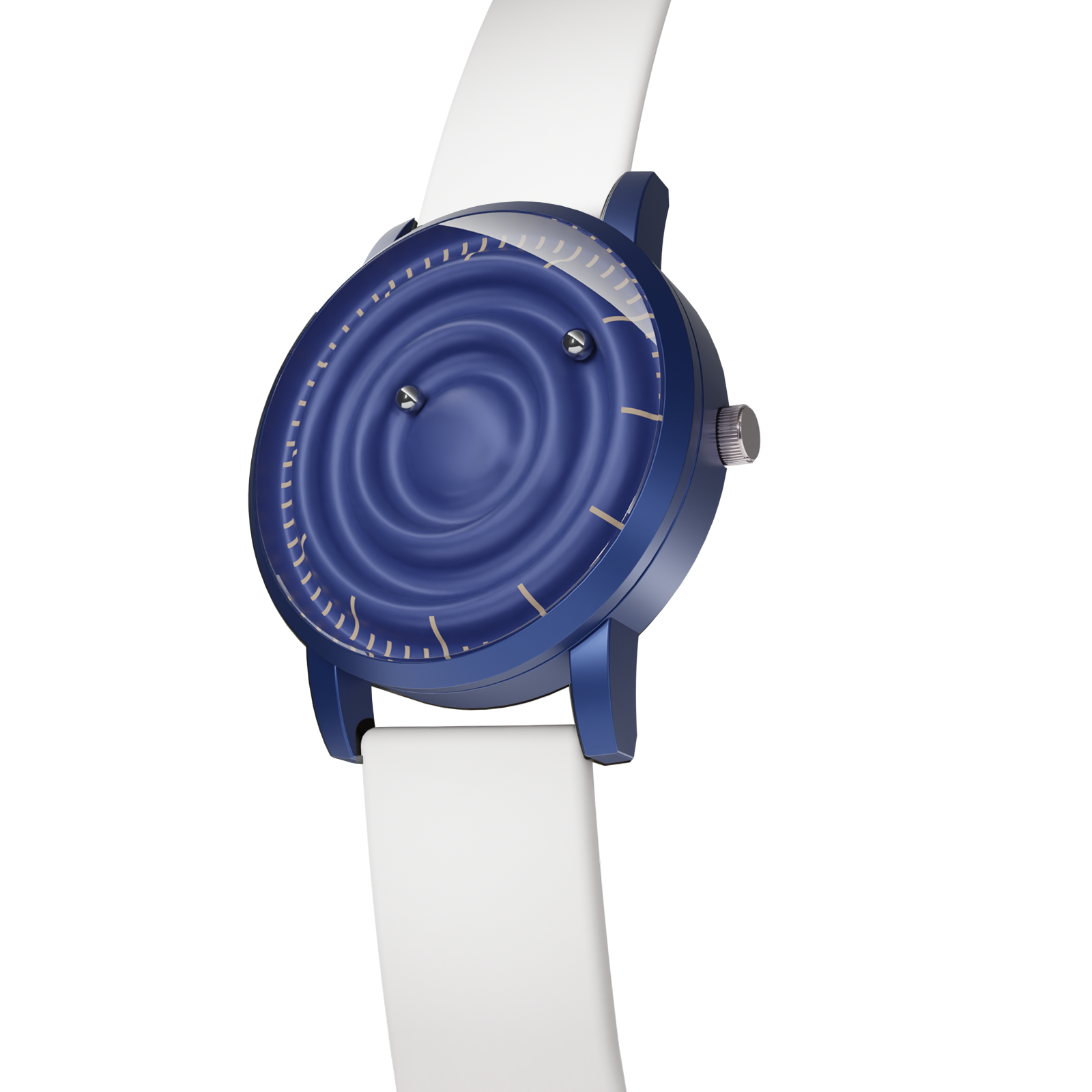 Magneto-Watch-Wave-Blue-Silikon-Weiss-Side